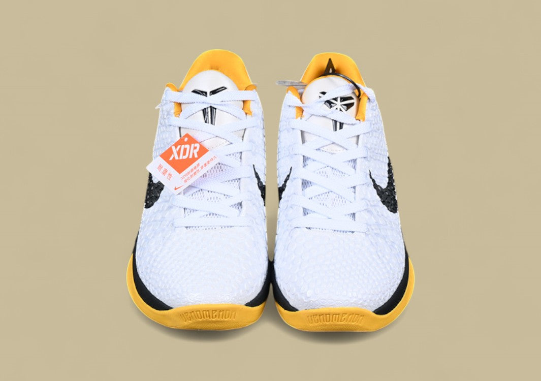 Nike Kobe Protro Whiteneutral Grey Del Sol black Snakeskin Upper With Classic Lakers Hints