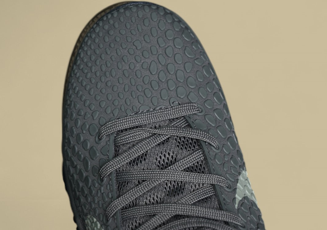 Nike Kobe "River Rock" Sleek Monochrome Low-Top Basketball Sneaker in Earthy Grey Tones
