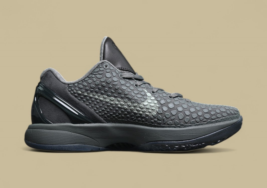 Nike Kobe "River Rock" Sleek Monochrome Low-Top Basketball Sneaker in Earthy Grey Tones