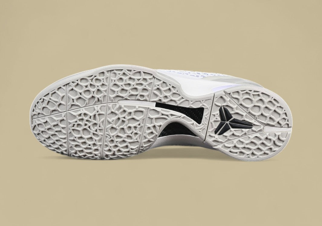 Nike Kobe "Sail Star" White Black Basketball Shoes with Star Pattern Upper