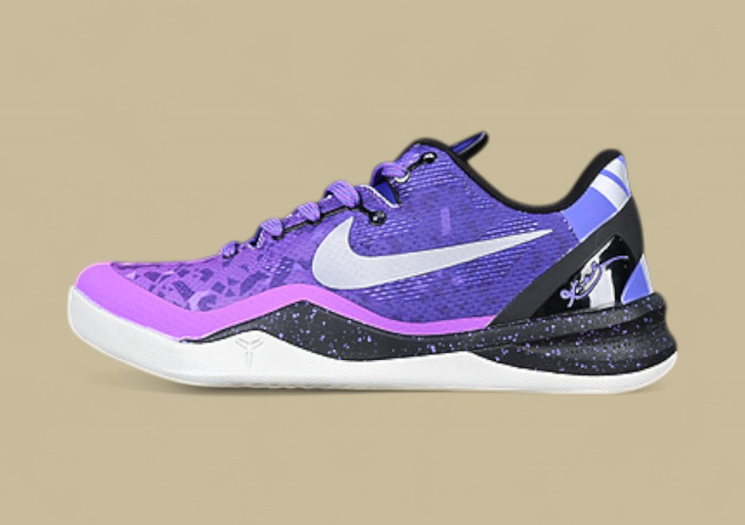 Nike Kobe System Purple Gradient Court Purple pure Platinum/blackened Blue Bold Fade Design