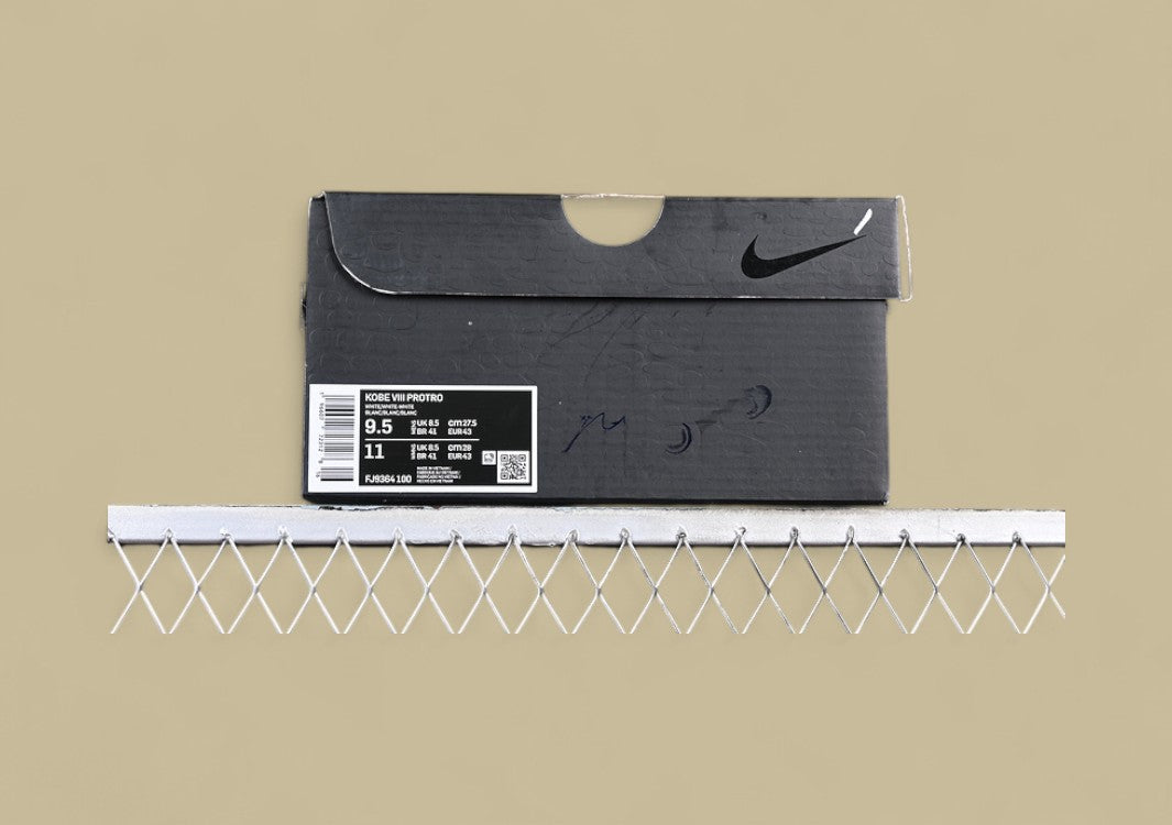 Nike Kobe System White Clean Triple-white Low-top Basketball Shoe With Sleek Minimalist Design
