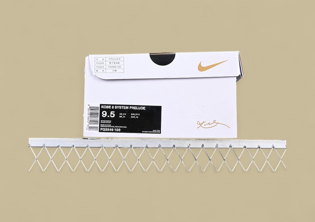 Nike Kobe System White purple Clean Low-top Basketball Shoe With Iconic Lakers-inspired Colors