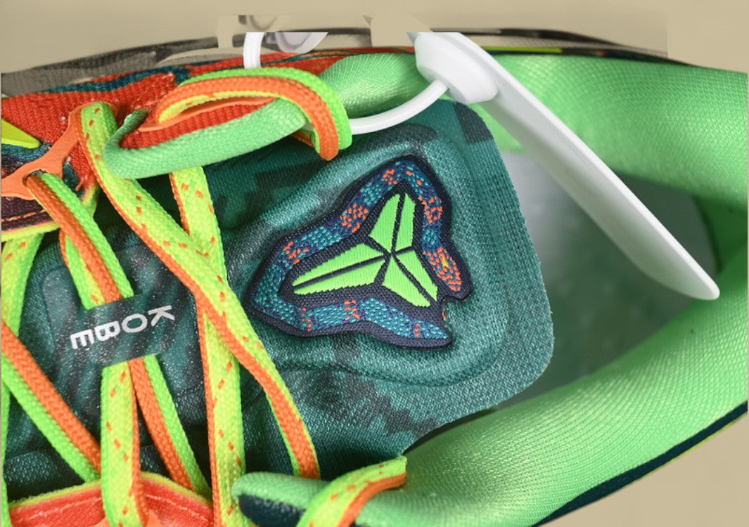 Nike Kobe "What The" Multi-Color Mashup Basketball Shoe with Bold Graphic Detailing