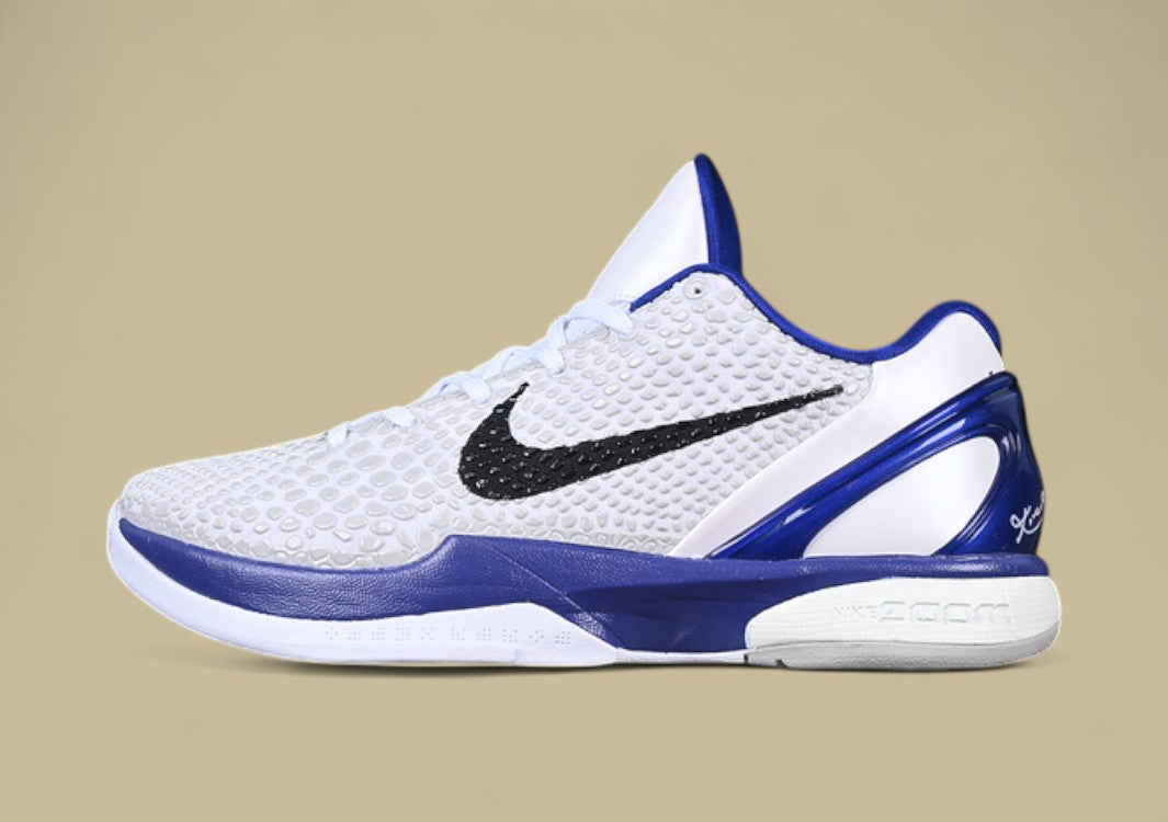 Nike Kobe "White Black Concord" Classic Low-Top Basketball Shoe in Neutral Tones