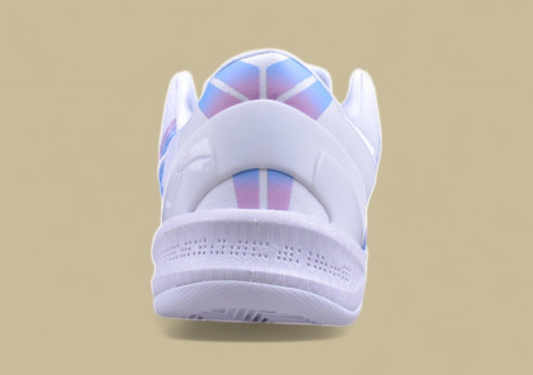 Nike Kobe "White Blue Pink" Serene Low-Top Basketball Shoe Featuring Pastel Gradient Graphics