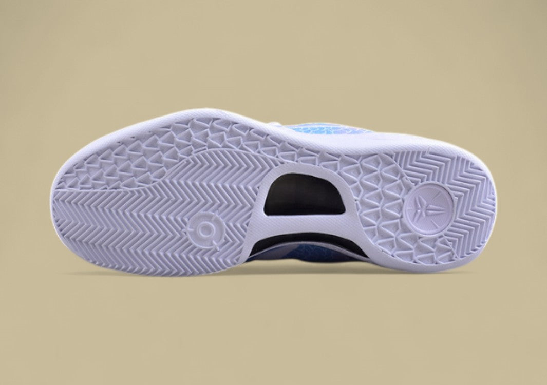 Nike Kobe "White Blue Pink" Serene Low-Top Basketball Shoe Featuring Pastel Gradient Graphics