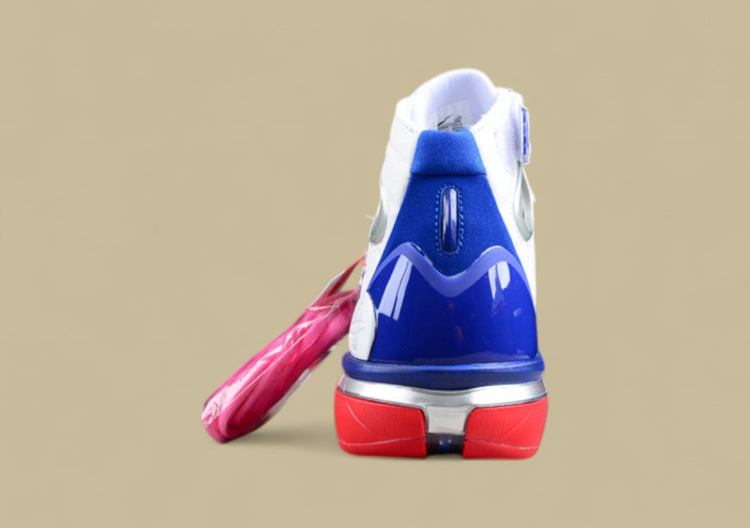 Nike Kobe "White Game Royal Sport Red Metallic Silver" Patriotic-Themed High-Top Basketball Shoe