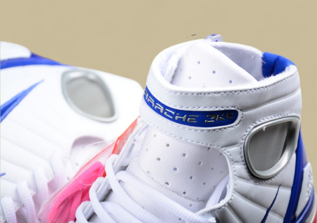 Nike Kobe "White Game Royal Sport Red Metallic Silver" Patriotic-Themed High-Top Basketball Shoe