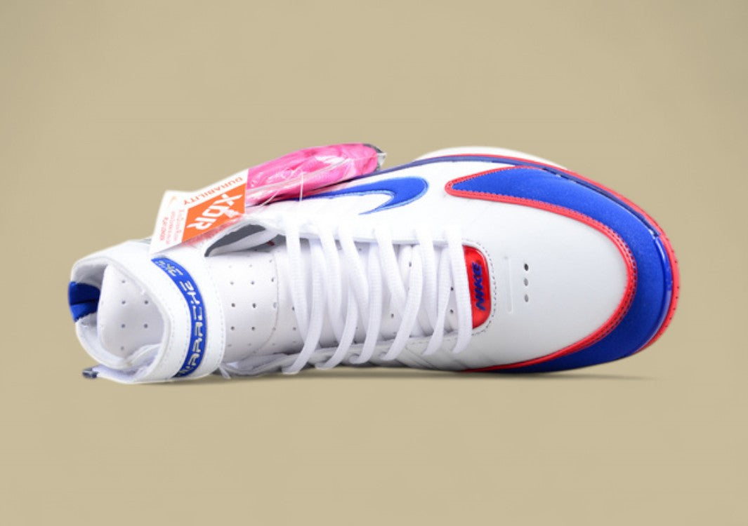 Nike Kobe "White Game Royal Sport Red Metallic Silver" Patriotic-Themed High-Top Basketball Shoe