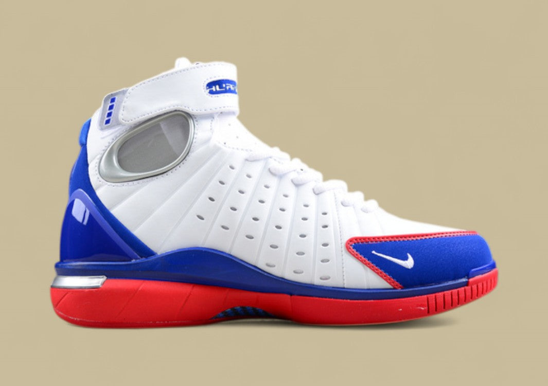 Nike Kobe "White Game Royal Sport Red Metallic Silver" Patriotic-Themed High-Top Basketball Shoe