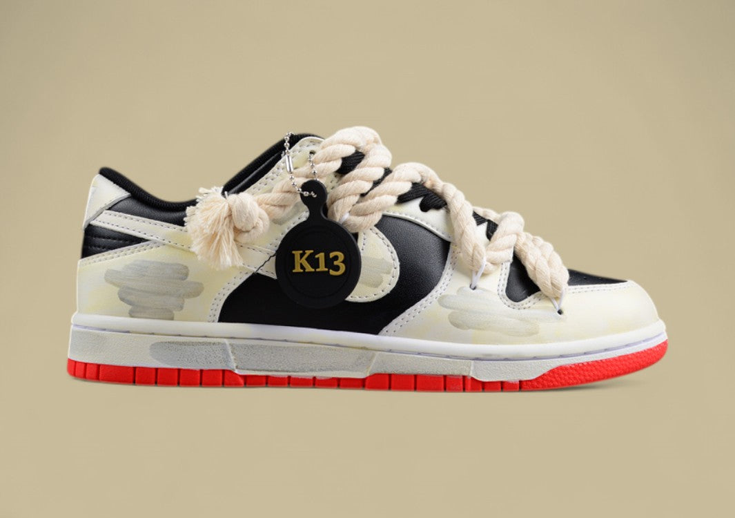 Nike SB Dunk Low “Rope Tag” Custom Retro Casual Shoes