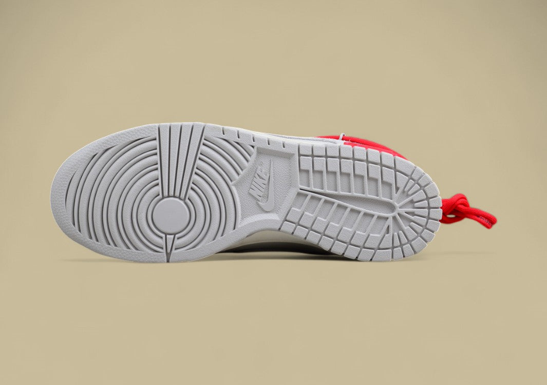 Nike SB Dunk OFF-WHITE Joint 40of50 Gray-Red