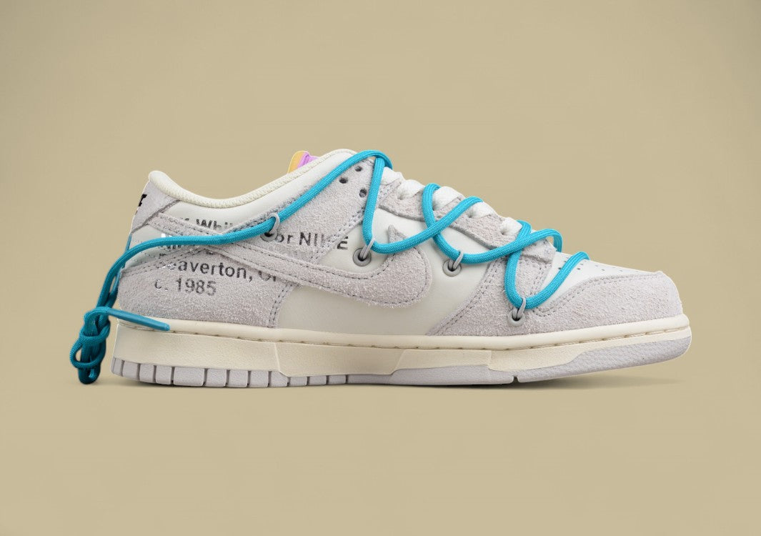 Nike SB Dunk Off-white Joint 36of50 Suede Gray Green Purple