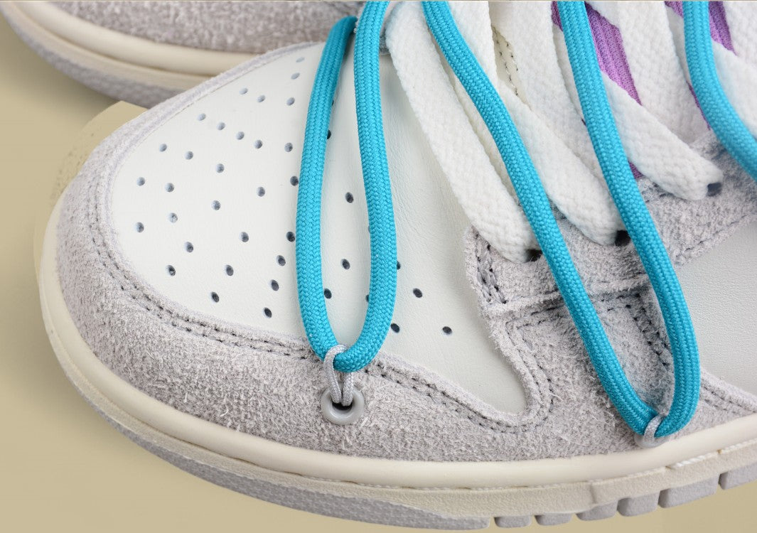 Nike SB Dunk Off-white Joint 36of50 Suede Gray Green Purple