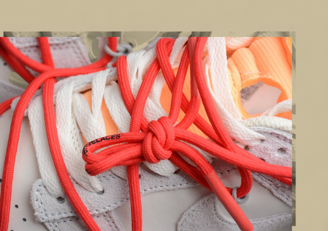 Nike Dunk Low ''the 50" Off-white No.40 Red Laces Orange Buckle