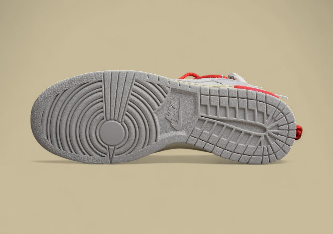 Nike Dunk Low ''the 50" Off-white No.40 Red Laces Orange Buckle