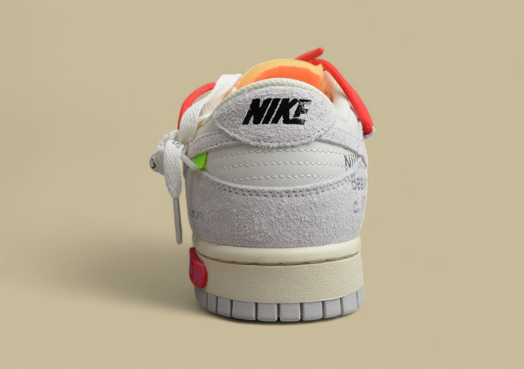 Nike Dunk Low ''the 50" Off-white No.40 Red Laces Orange Buckle