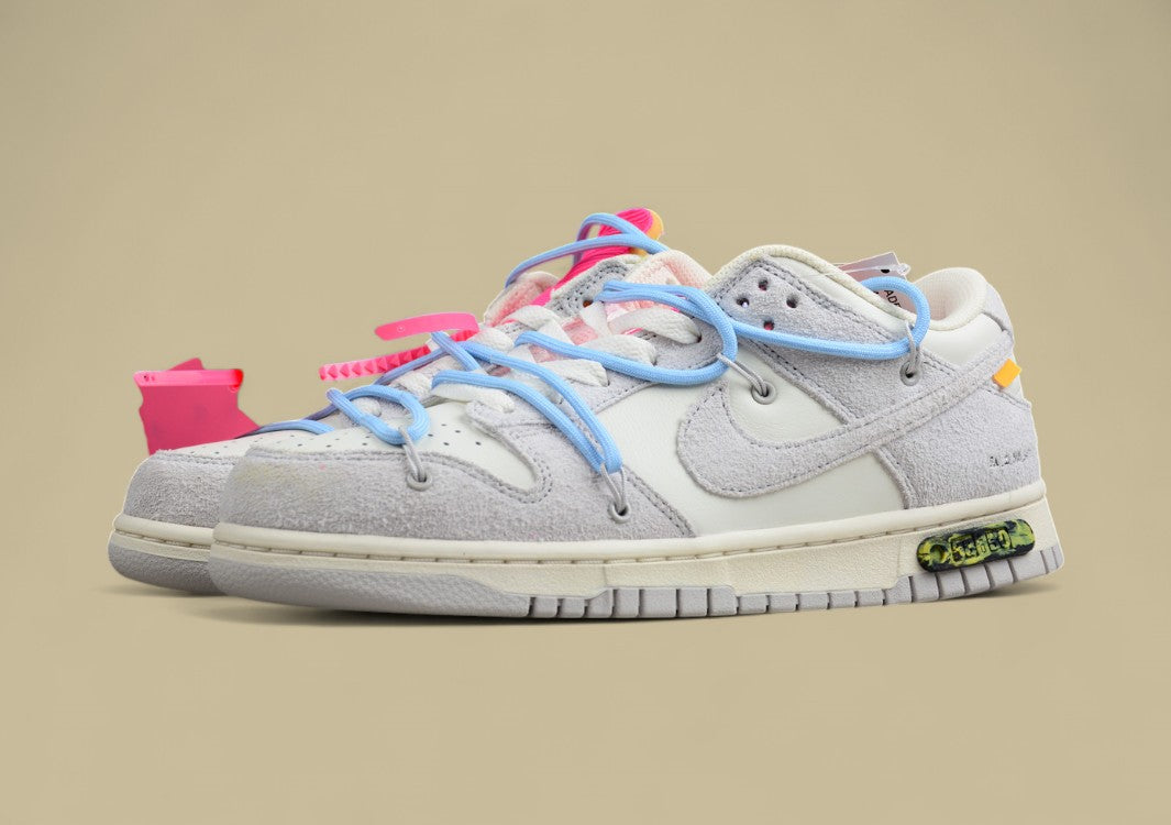 Nike Sb Dunk Off-white 38 of 50 Grey Blue Suede