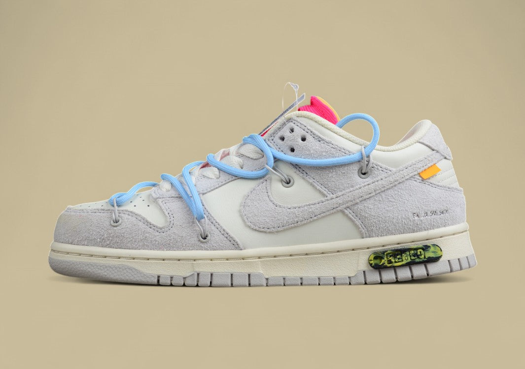 Nike Sb Dunk Off-white 38 of 50 Grey Blue Suede