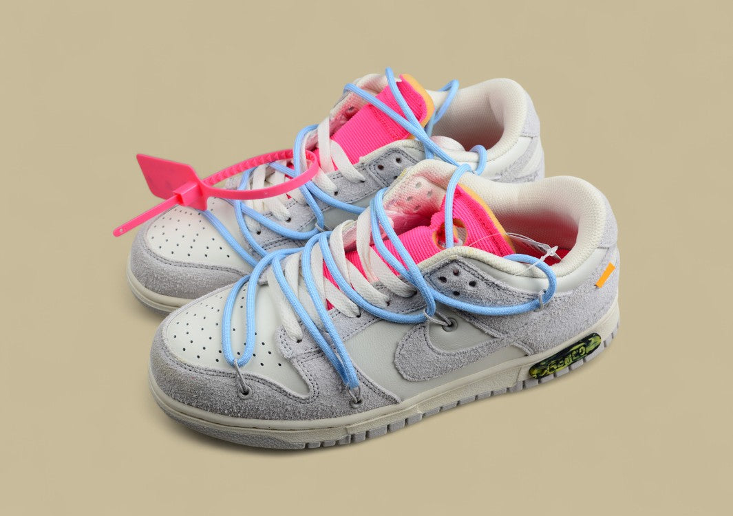 Nike Sb Dunk Off-white 38 of 50 Grey Blue Suede