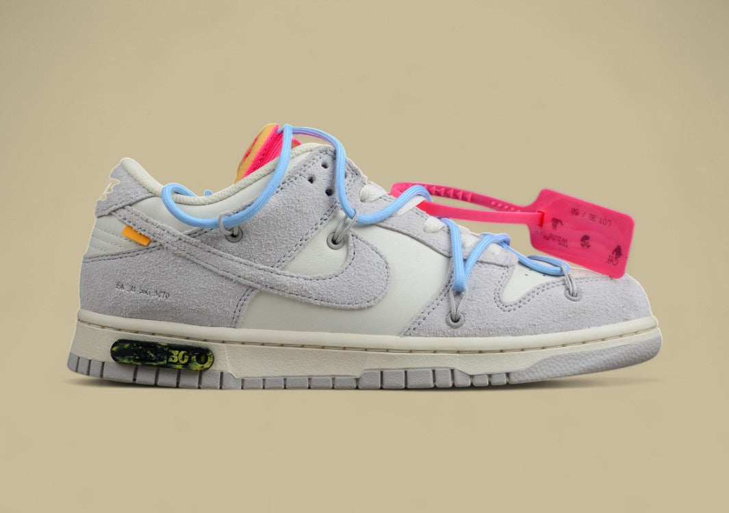 Nike Sb Dunk Off-white 38 of 50 Grey Blue Suede