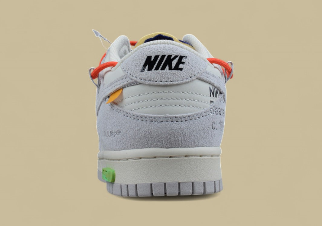 Nike Sb Dunk Off-white Joint 13of50 Suede Gray Orange Purple