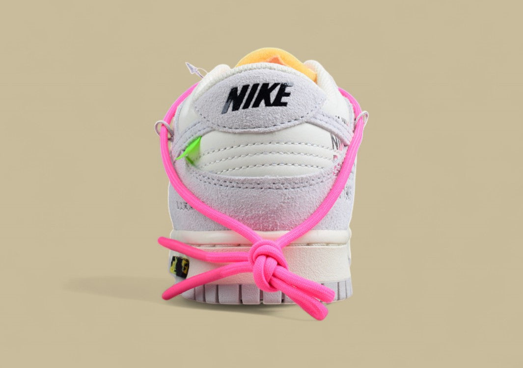 Nike Sb Dunk Off-white Joint 17of50 Suede Gray Pink Yellow