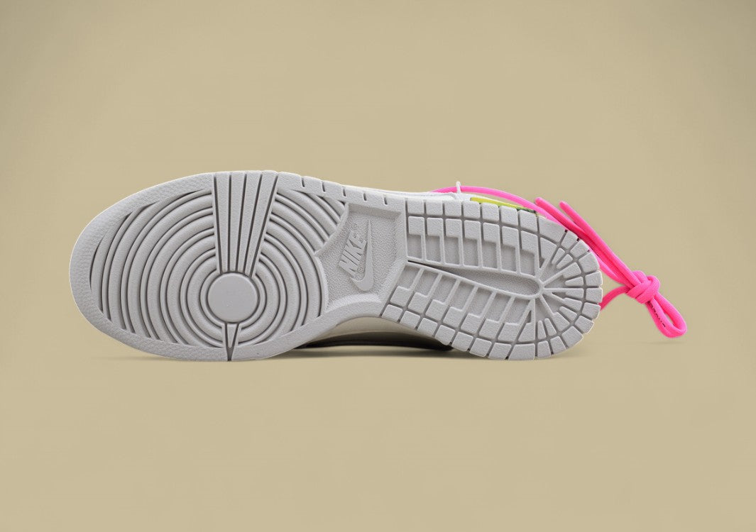 Nike Sb Dunk Off-white Joint 17of50 Suede Gray Pink Yellow