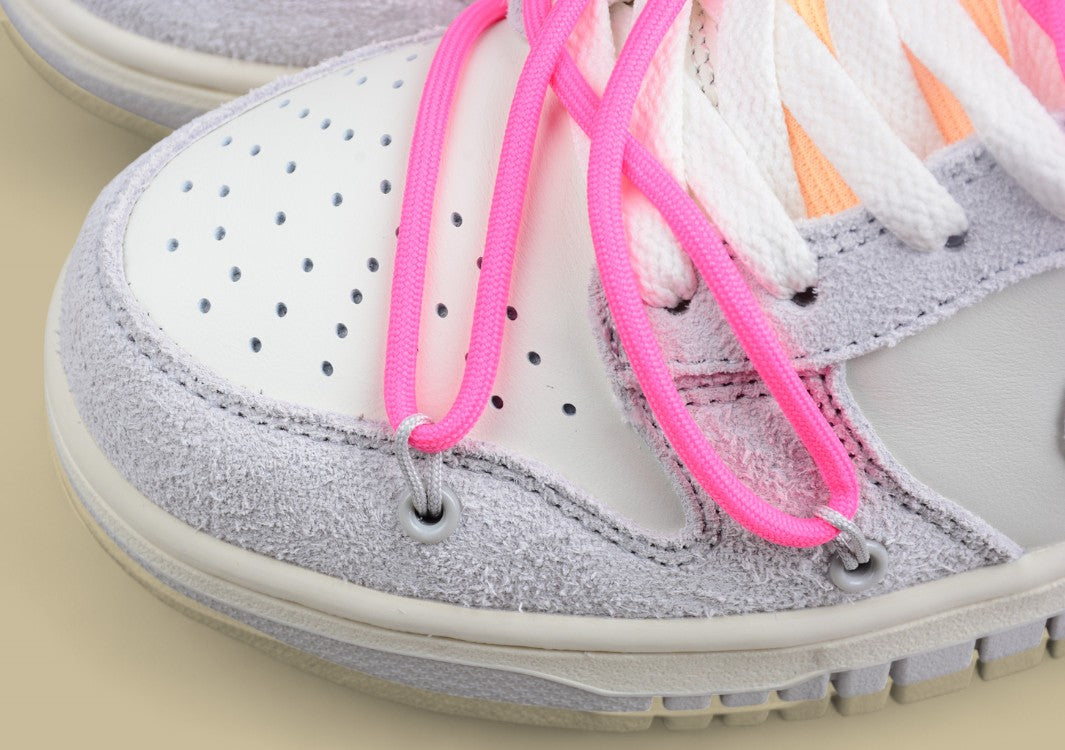 Nike Sb Dunk Off-white Joint 17of50 Suede Gray Pink Yellow