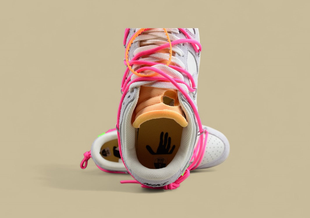Nike Sb Dunk Off-white Joint 17of50 Suede Gray Pink Yellow