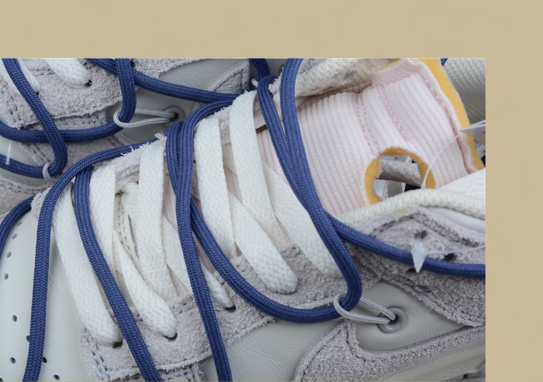 Nike Sb Dunk Off-white Joint 18of50 Suede Gray Pink