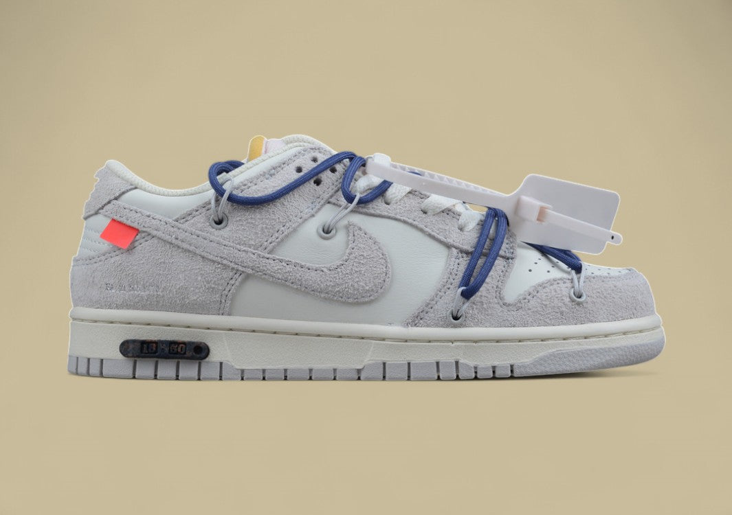 Nike Sb Dunk Off-white Joint 18of50 Suede Gray Pink
