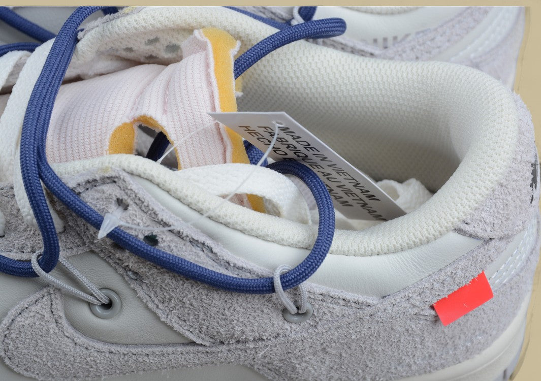 Nike Sb Dunk Off-white Joint 18of50 Suede Gray Pink