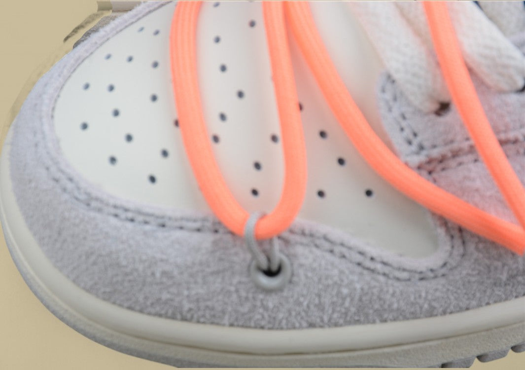 Nike Sb Dunk Off-white Joint 19of50 Suede Gray Powder Blue