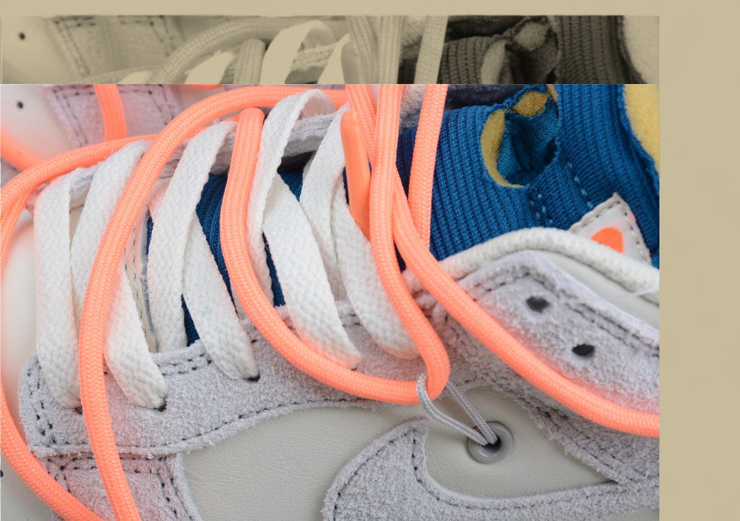 Nike Sb Dunk Off-white Joint 19of50 Suede Gray Powder Blue