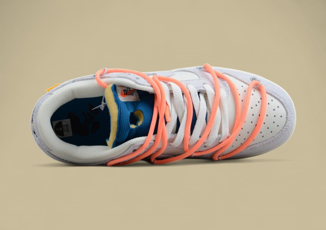 Nike Sb Dunk Off-white Joint 19of50 Suede Gray Powder Blue