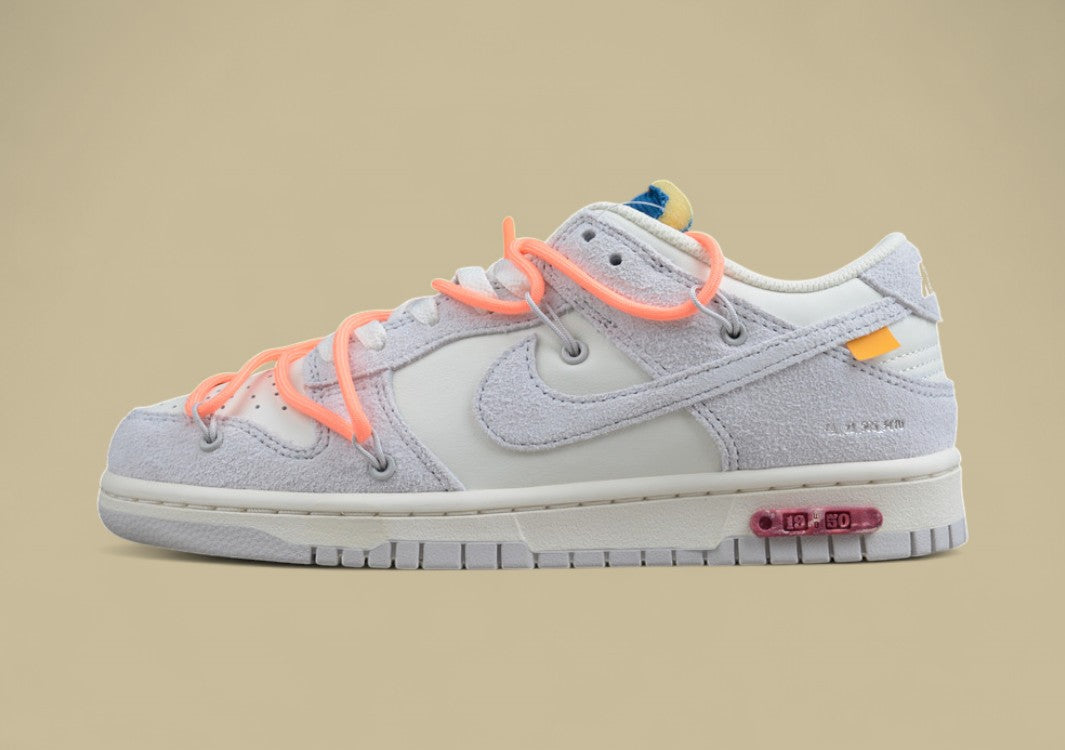 Nike Sb Dunk Off-white Joint 19of50 Suede Gray Powder Blue