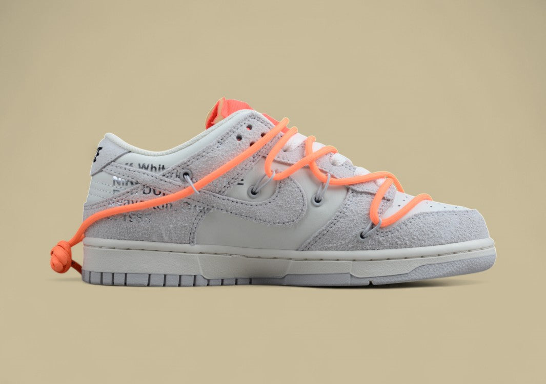 Nike Sb Dunk Off-white Joint 31of50 Suede Grey Orange