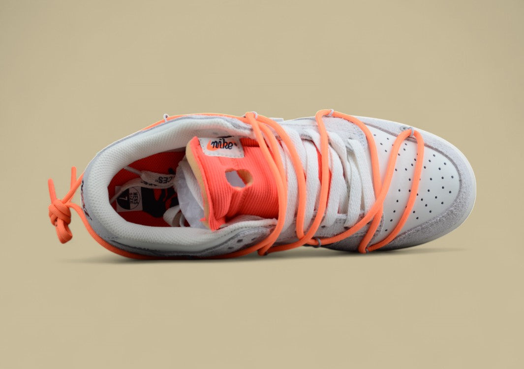 Nike Sb Dunk Off-white Joint 31of50 Suede Grey Orange