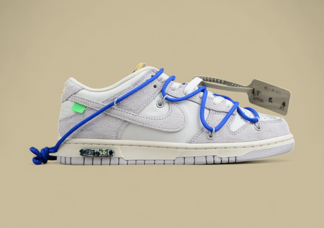 Nike Sb Dunk Off-white Joint 32of50 Suede Grey Blue