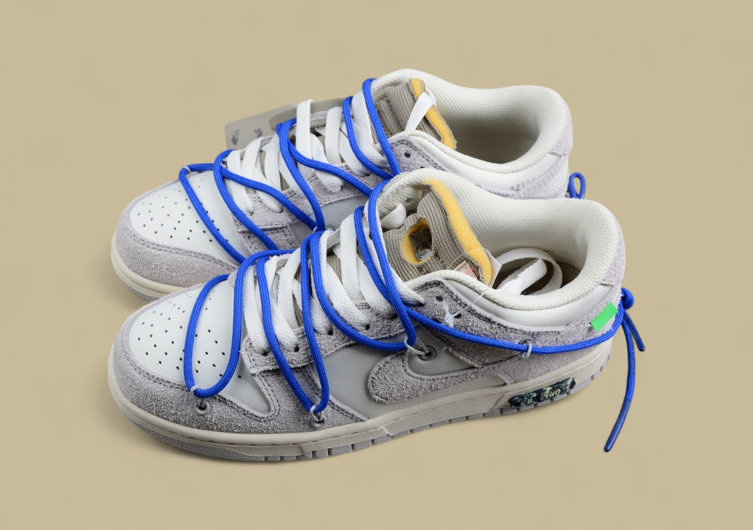 Nike Sb Dunk Off-white Joint 32of50 Suede Grey Blue