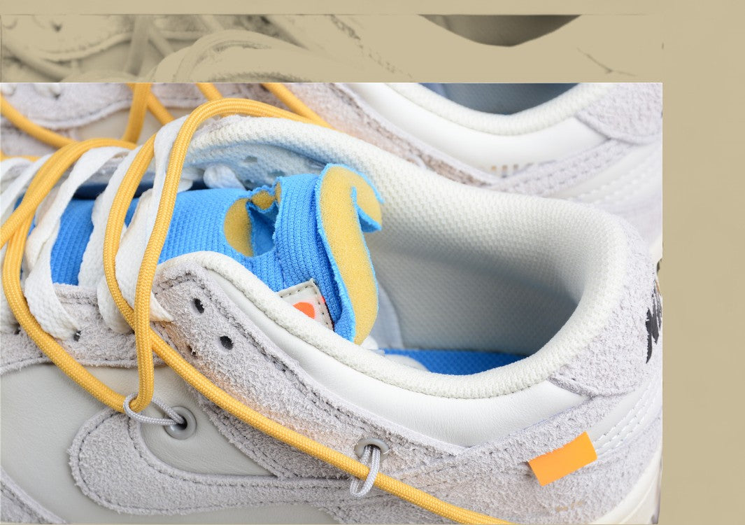 Nike Sb Dunk Off-white Joint 34of50 Suede Grey Yellow