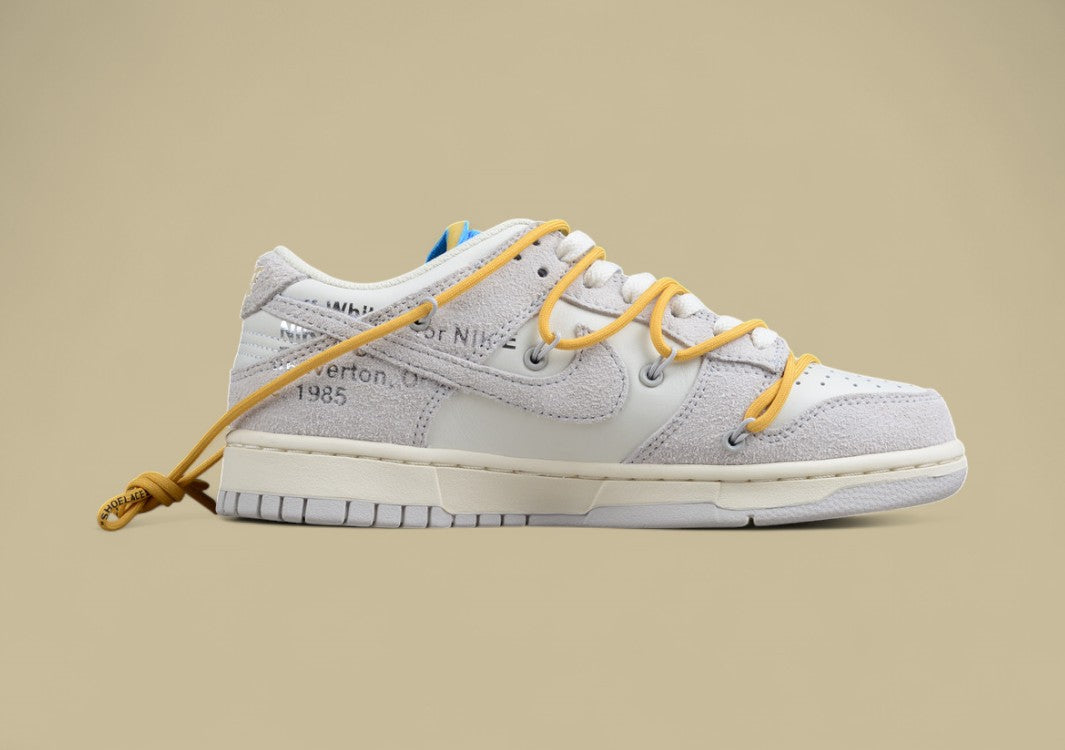 Nike Sb Dunk Off-white Joint 34of50 Suede Grey Yellow