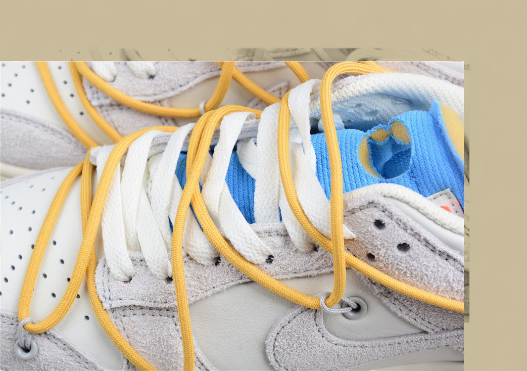 Nike Sb Dunk Off-white Joint 34of50 Suede Grey Yellow