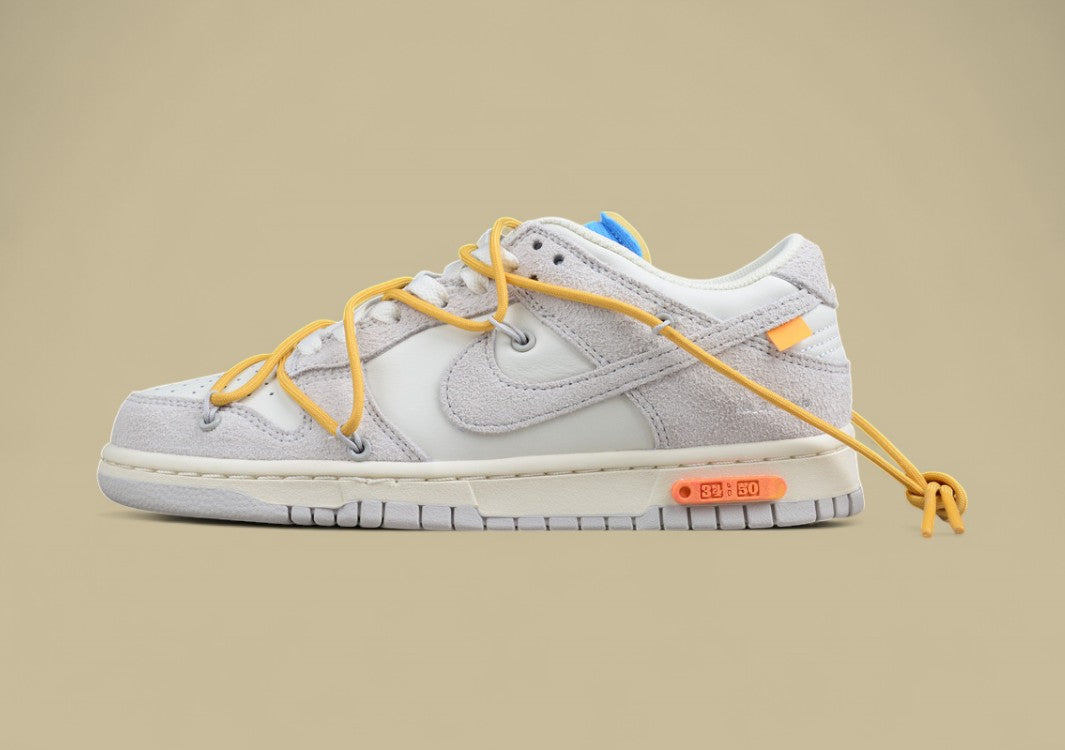 Nike Sb Dunk Off-white Joint 34of50 Suede Grey Yellow