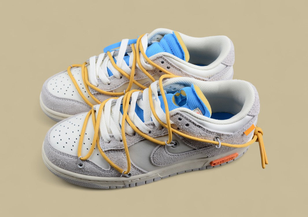 Nike Sb Dunk Off-white Joint 34of50 Suede Grey Yellow