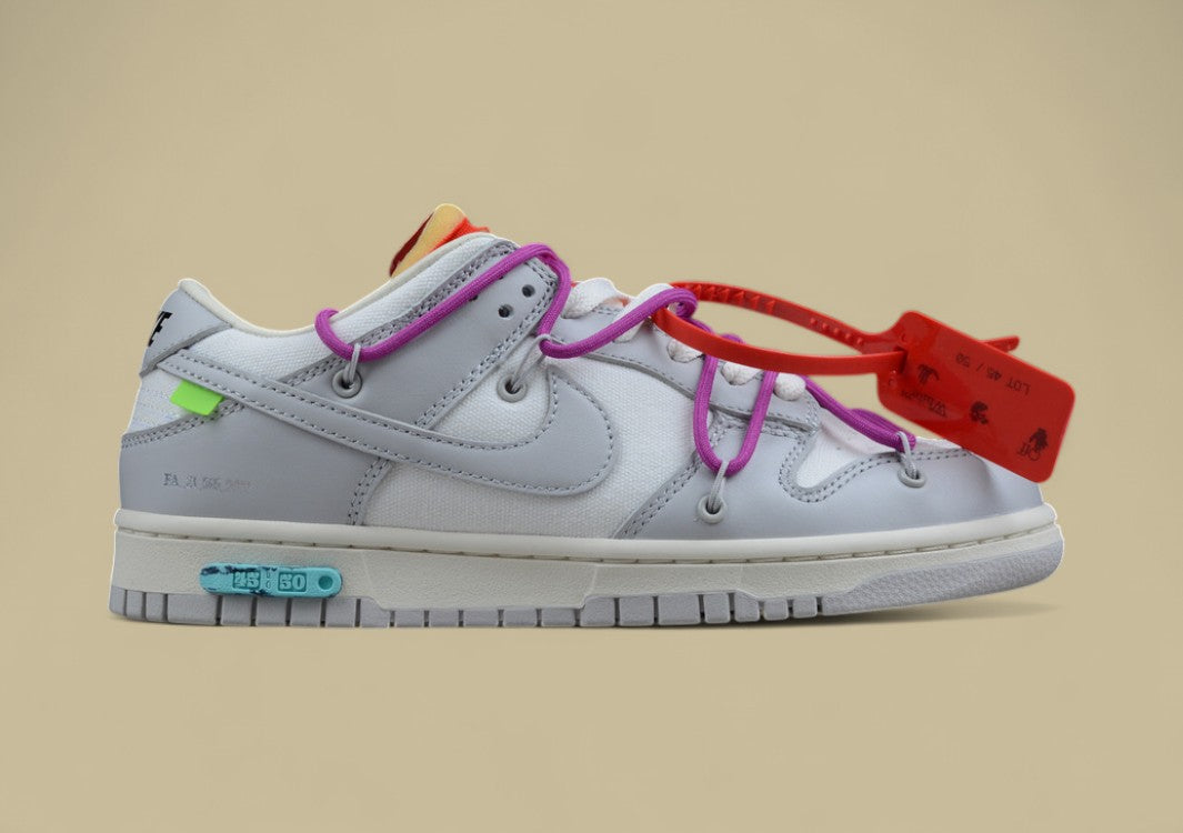 Nike Sb Dunk Off-white Joint 45of50 Gray Purple