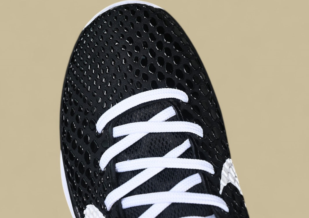 Nike Zoom Kobe "Black White" Classic Scaled Upper with White Swoosh