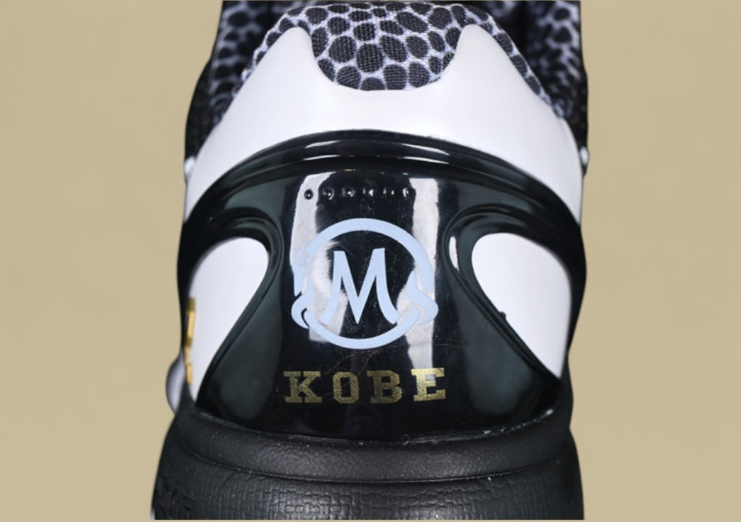 Nike Zoom Kobe "Black White" Classic Scaled Upper with White Swoosh